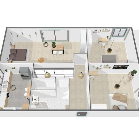La Garden Room Logement En Colocation 르 플레시-로뱅송 외부 사진